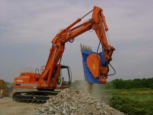 Excavator Jaw Crusher Buckets
